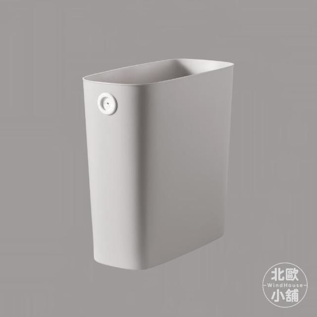 【WindHouse 北歐小舖】夾縫窄形垃圾桶(收納/窄型/垃圾筒/廚房垃圾桶/家用垃圾桶)