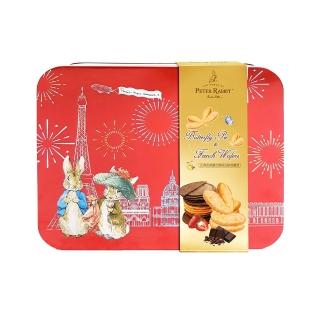 【PETER RABBIT 比得兔】美麗巴黎綜合餅乾禮盒252gX2盒(送禮推薦)