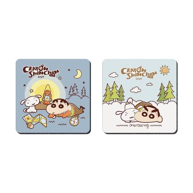 【收納王妃】CRAYON SHINCHAN 蠟筆小新 珪藻土軟式杯墊 杯墊 珪藻土 小新(10x10x0.5 天然環保 辦公室必備)