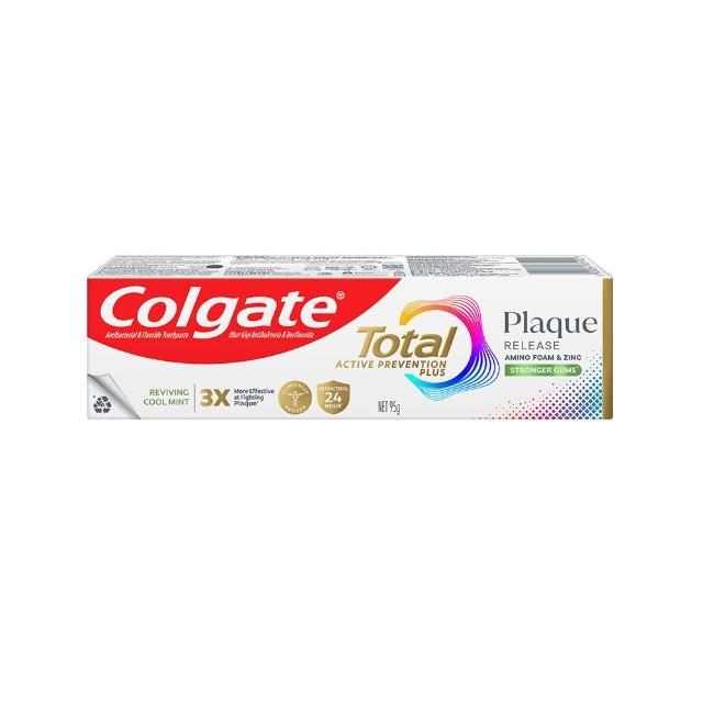 【Colgate 高露潔】全效抗牙菌斑牙膏95g(清恬薄荷/舒心沁涼)