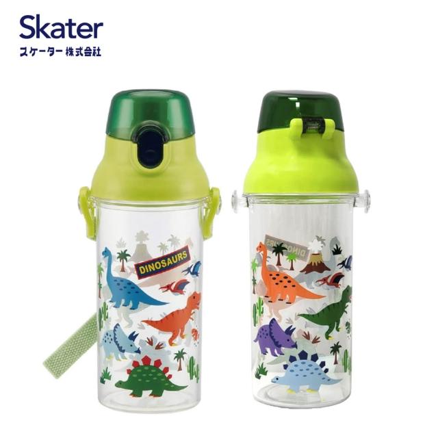【Skater】兒童透明直飲水壺(可愛圖案 直飲水壺 480ml)