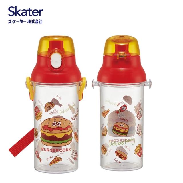 【Skater】兒童透明直飲水壺(可愛圖案 直飲水壺 480ml)