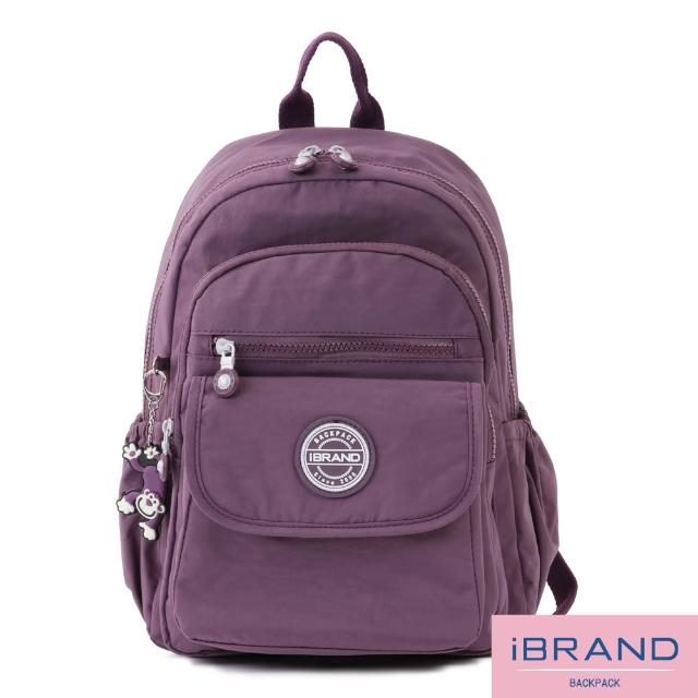【iBrand】超人氣大容量防潑水後背包+下單送超值小物(防水包 限量 買一送一 任選)