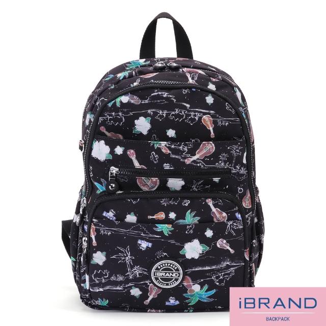 【iBrand】超人氣大容量防潑水後背包+下單送超值小物(防水包 限量 買一送一 任選)