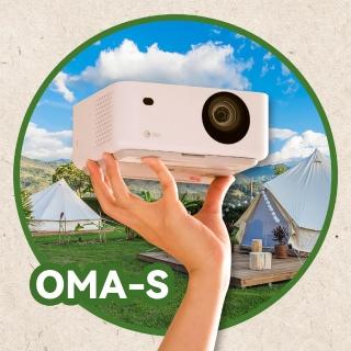 【OPTOMA】奧圖碼-OMA-S微型投影RGB 3雷射短焦投影機(1500HK流明 / 1080P)