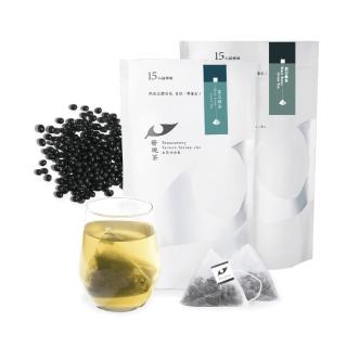 【Teascovery 發現茶】黑豆綠茶2袋 茶包(促進新陳代謝 15入/袋)