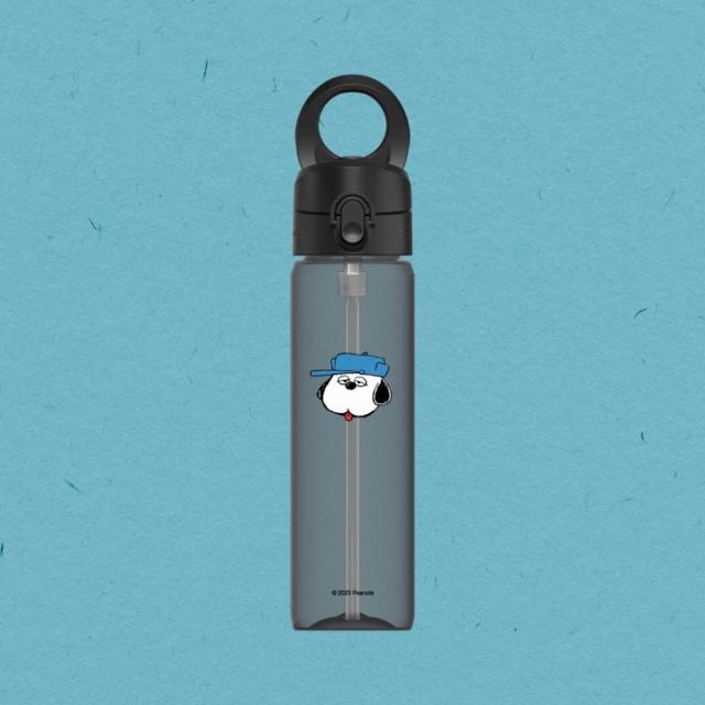 【RHINOSHIELD 犀牛盾】AquaStand磁吸水壺Tritan輕量瓶800ml(附吸管)MagSafe兼容支架運動水壺(Snoopy)