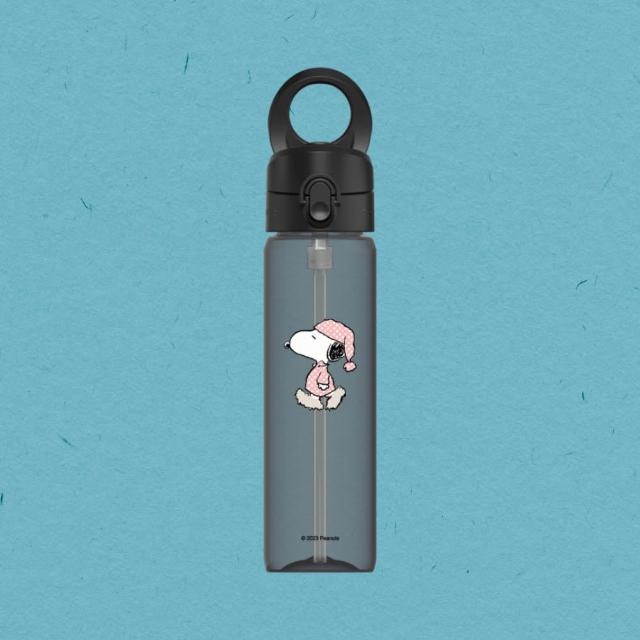 【RHINOSHIELD 犀牛盾】AquaStand磁吸水壺Tritan輕量瓶800ml(附吸管)MagSafe兼容支架運動水壺(Snoopy)