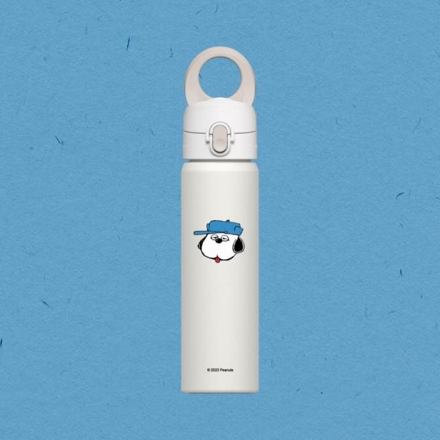【RHINOSHIELD 犀牛盾】AquaStand磁吸水壺 不鏽鋼保溫杯 700ml MagSafe兼容支架運動水壺(Snoopy 史努比)