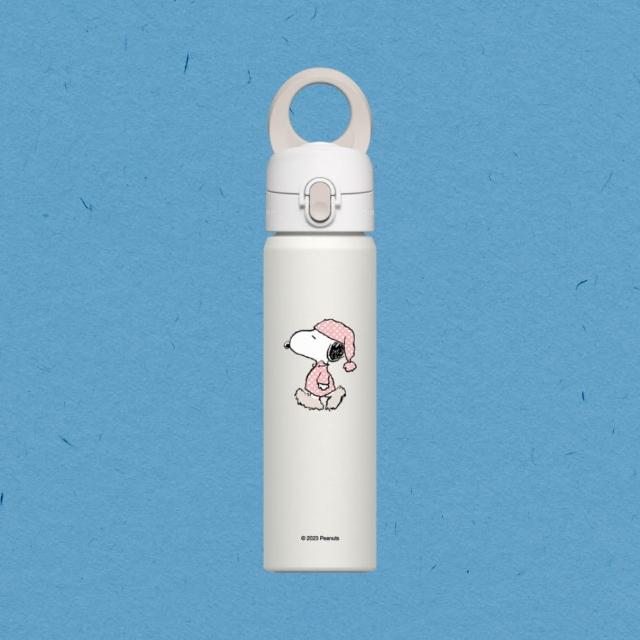 【RHINOSHIELD 犀牛盾】AquaStand磁吸水壺 不鏽鋼保溫杯 700ml MagSafe兼容支架運動水壺(Snoopy 史努比)