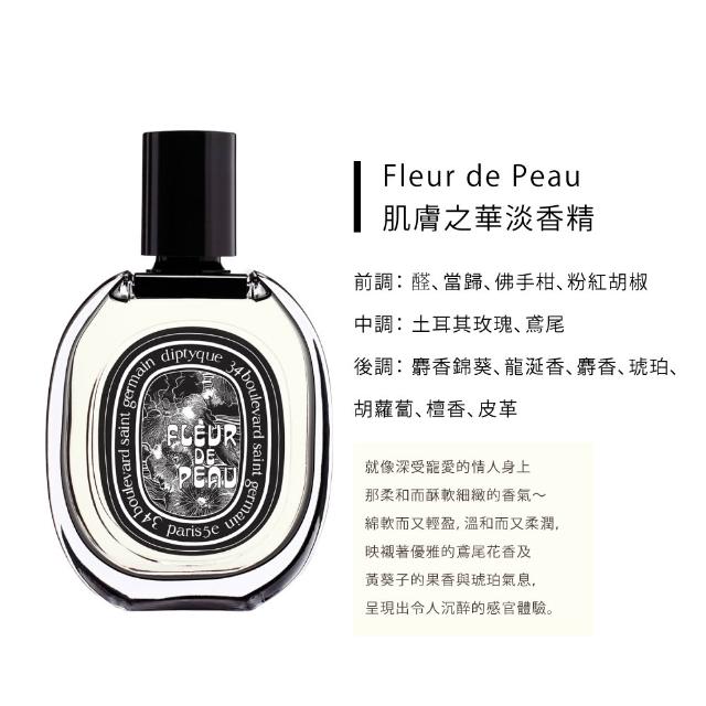 【Diptyque】淡香精 75ml(肌膚之華/玫瑰之水/希臘無花果/譚道/花都之水/譚道/青厥)
