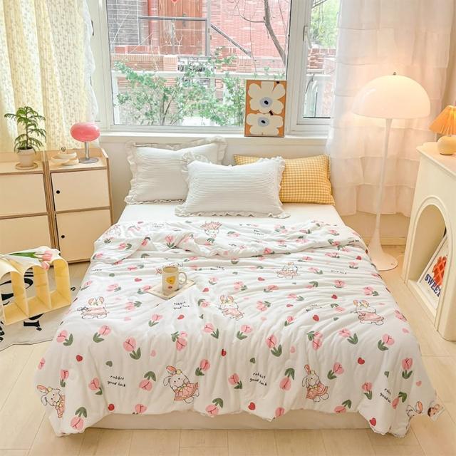 【寢聚 Sleep Club】韓系針織棉雲朵被 四季被 棉被 涼被 多色任選 雙人被 150x200cm 涼被/冷氣毯