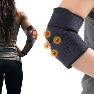 【日本旭川】生命磁石墨烯遠紅外線溫感磁石護肘1入(磁力舒緩 加強防護 網球肘 台灣製)