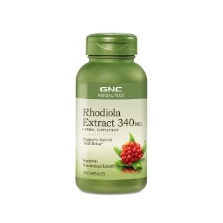 【GNC 健安喜】紅景天340膠囊 100粒 (3% Rosavins/登山/高山/精神旺盛/上班族保健/純素)