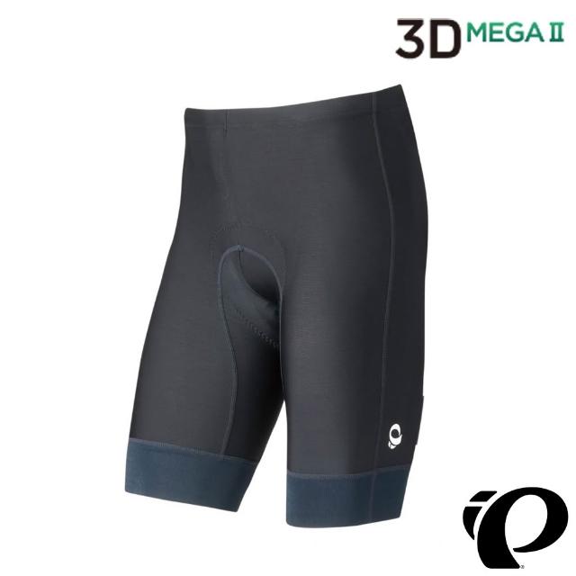 【PEARL iZUMi】3D極厚褲墊 男短車褲 黑 230MEGAII-5 25(初學者/長途/涼感/抗UV/單車/運動/自行車/日本製)