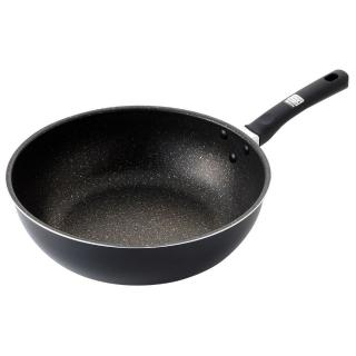 【NITORI 宜得利家居】瓦斯用炒鍋 不沾鍋 28CM KF01(炒鍋 瓦斯 KF01)