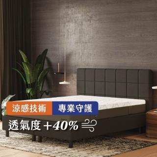 【德國Emma】Diamond石墨烯黑鑽床墊+黑鑽石記憶枕 贈保潔墊 標準雙人(歐洲獲獎最多獨立筒床墊 恆溫睡眠)