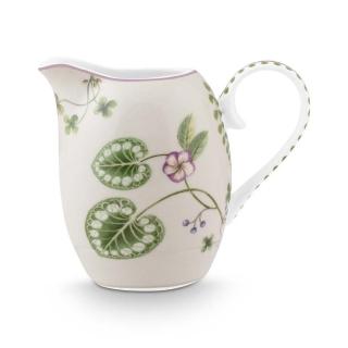 【PIP STUDIO】Lily&Lotus 白色奶壺/水壺250ml(奶盅/奶精杯/牛奶杯/醬料杯/蜂蜜盅)