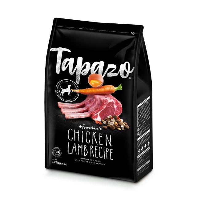 【TAPAZO 特百滋】凍乾三重奏-低敏無穀狗糧 15磅（6.8KG）(狗飼料 狗乾糧 低敏 無穀 凍乾飼料)
