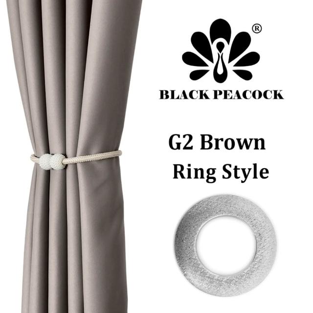 【BLACK PEACOCK 黑孔雀】純色遮光窗簾單片寬150*高200CM-1片入(多色可選 打孔款)