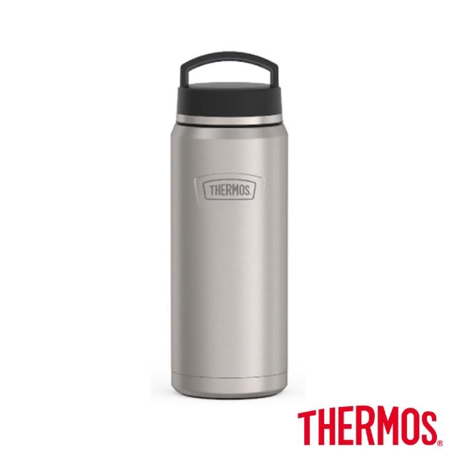【THERMOS 膳魔師】超值2入_可進洗碗機不鏽鋼90度輕鬆開蓋真空保溫杯500ml+保溫瓶1200ml(JOR-500+IS212)