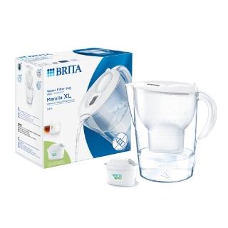 【BRITA】官方直營 Marella 3.5L馬利拉濾水壺+MXPRO濾芯兩色選(共1壺1芯)