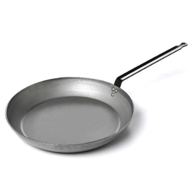 【GUSTO】26cm商用碳鋼平底鍋(3.0厚度 無塗層)