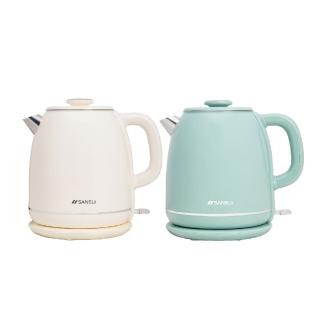 【SANSUI 山水】2L不鏽鋼雙層防燙快煮壺(SWB-K35W/SWB-K36G)大容量/電熱水壺/自動斷電/租屋族/周年慶