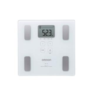 【OMRON 歐姆龍】電子體重計/兩點式體脂計 HBF-214 (白色)