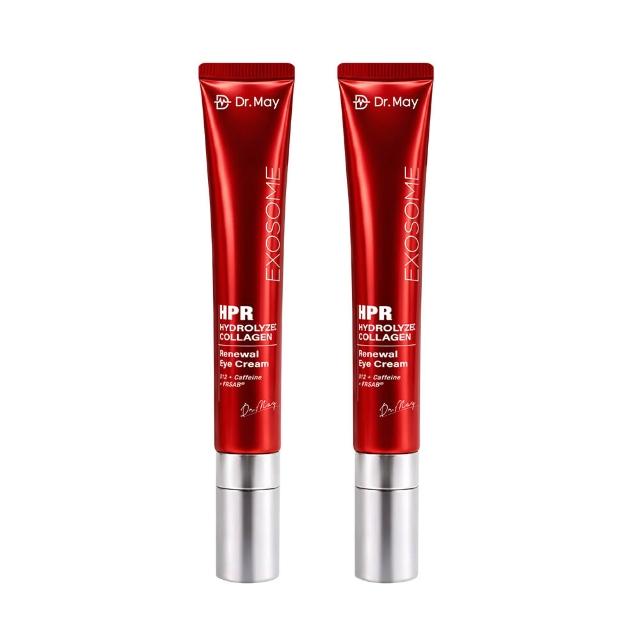【Dr. May 美博士】B12紅膠原新生撫紋眼霜20ml兩入組(紅外泌眼霜/紅熨斗眼霜)買一送一 618爆殺必買