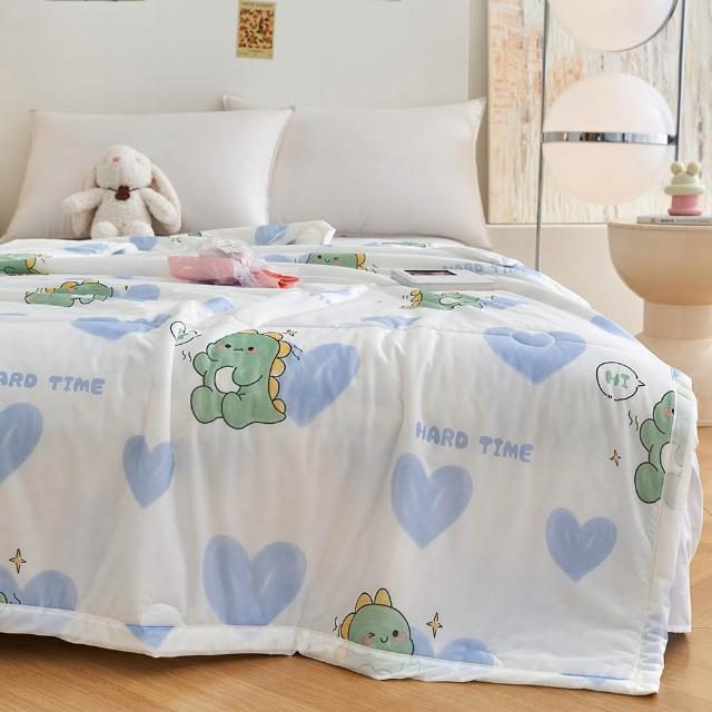 【ALAI 寢飾工場】買1送1 涼夏韓版抗菌冰絲涼被 多款任選 150×200cm(可水洗/四季被/冰冰被/涼感絲/隨身被)