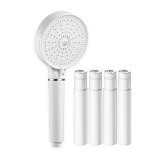 【3M】3M ShowerCare SF500除氯蓮蓬頭-1機5心組(加大花灑/兩段出水模式/省水)
