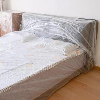 【E.dot】3入組 裝修家具PE防塵保護膜/防塵膜/防塵罩(400X800 CM)