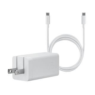 【ASUS 華碩】65W USB-C to USB-C GaN 雙埠氮化鎵電源供應器(1.5M)