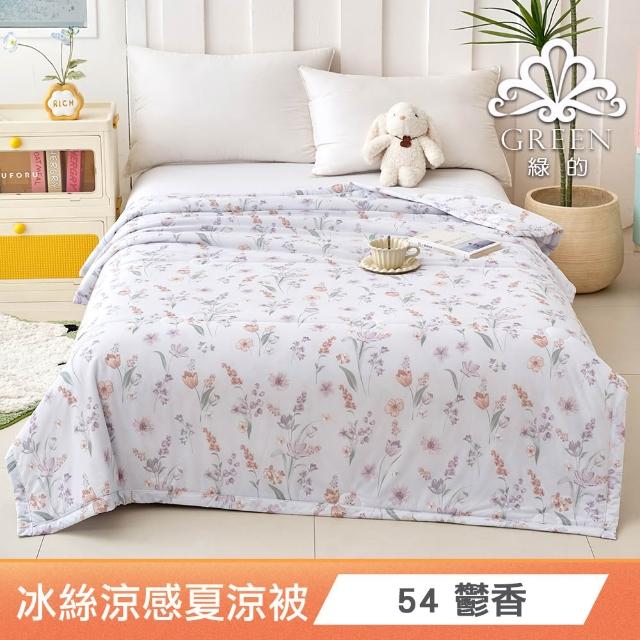 【綠的寢飾】買一送一 冰冰被 冰絲涼感夏涼被 多款任選(150×200cm 夏被/可機洗/四季被) 涼被/冷氣毯