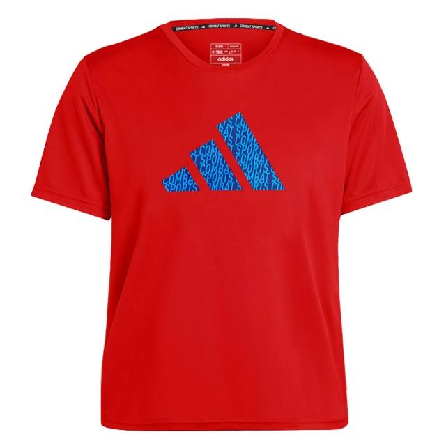【adidas 愛迪達】精品棉彈力萊卡短袖上衣(棉T 短T 吸濕 透氣 伸縮 彈性 休閒 運動 男女同款)
