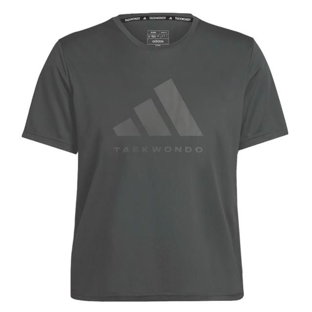 【adidas 愛迪達】精品棉彈力萊卡短袖上衣(棉T 短T 吸濕 透氣 伸縮 彈性 休閒 運動 男女同款)