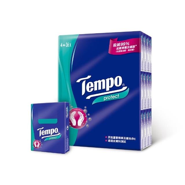 【TEMPO】4層加厚紙手帕無香/香氛袖珍包(7抽x36包/組)