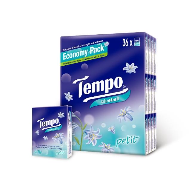 【TEMPO】4層加厚紙手帕無香/香氛袖珍包(7抽x36包/組)