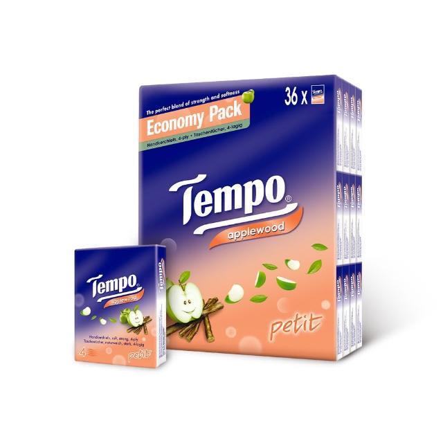 【TEMPO】4層加厚紙手帕無香/香氛袖珍包(7抽x36包/組)