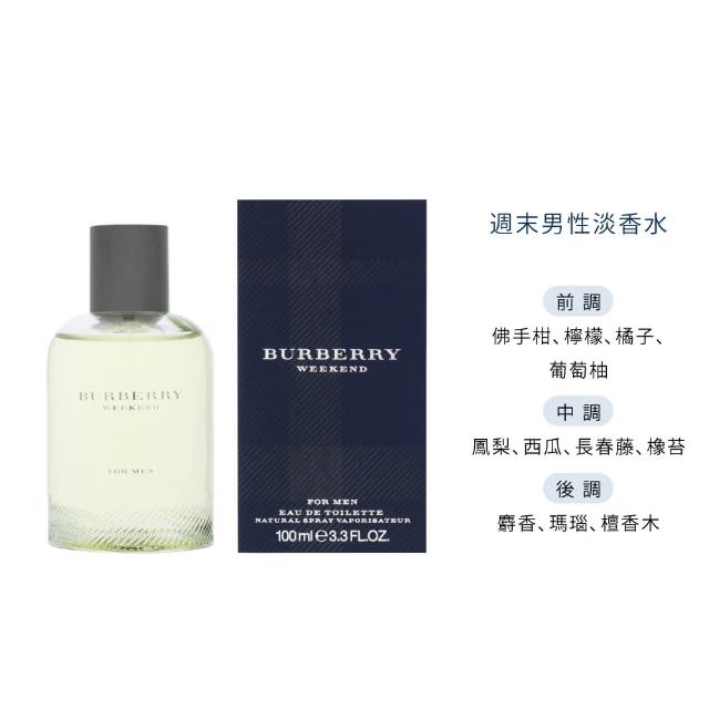 【BURBERRY 巴寶莉】粉紅風格女性淡香水/週末男性淡香水/週末女性淡香精 100ml(多款任選)
