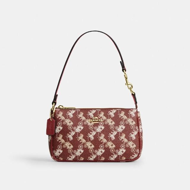 【COACH】蔻馳官方直營 NOLITA19經典Logo單肩包 手拿包 肩背包 手腕包-多色任選(CW426)
