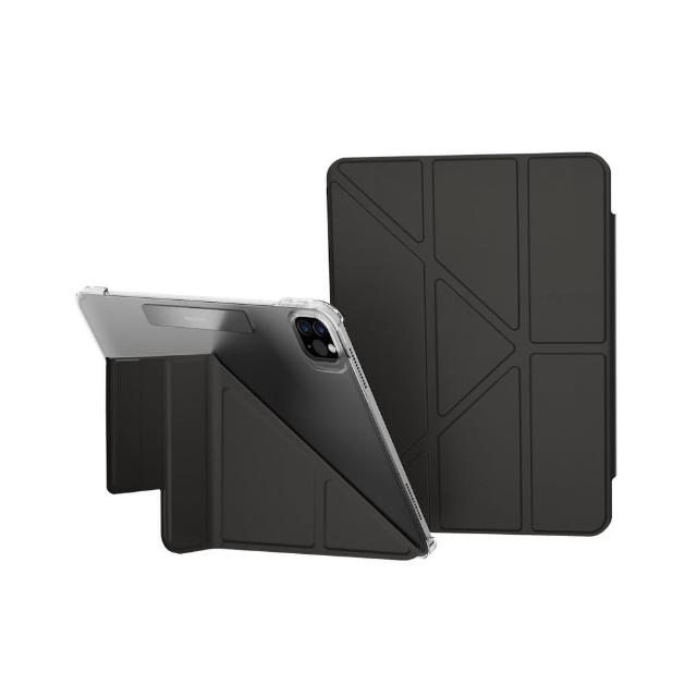 【MAGEASY】iPad Pro/Air 11吋 FACET 全方位支架透明背蓋保護套(支援最新2026 iPad Air 11吋 (M4))