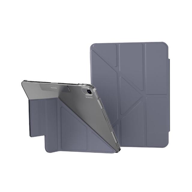 【MAGEASY】iPad Pro/Air 11吋 FACET 全方位支架透明背蓋保護套(支援最新2026 iPad Air 11吋 (M4))