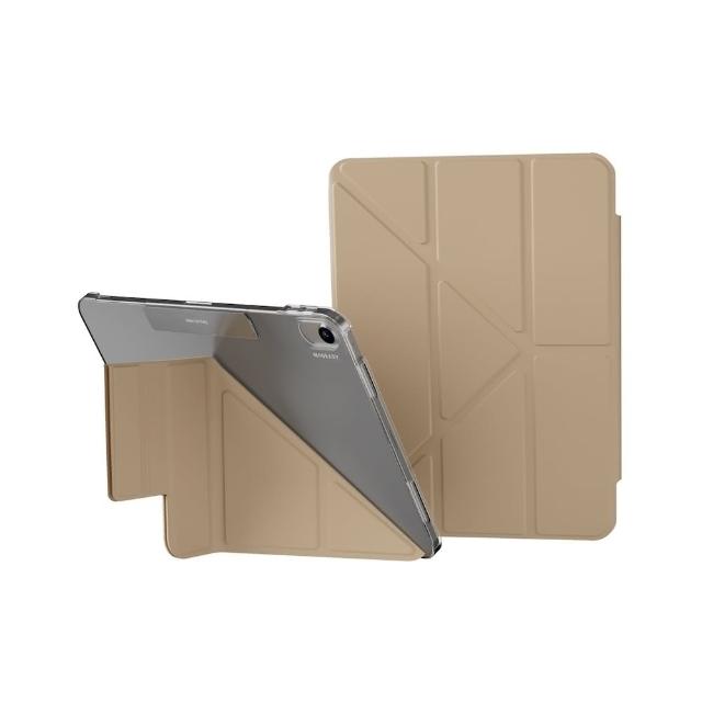【MAGEASY】iPad Pro/Air 11吋 FACET 全方位支架透明背蓋保護套(支援最新2026 iPad Air 11吋 (M4))