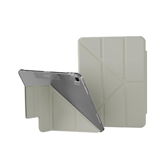 【MAGEASY】iPad Pro/Air 11吋 FACET 全方位支架透明背蓋保護套(支援最新2026 iPad Air 11吋 (M4))