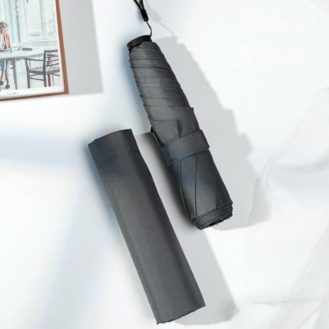 【TWBUY 台灣好購】110g極輕碳纖輕量羽毛傘(超輕量傘 晴雨傘 遮陽傘 摺疊傘 迷你傘 防曬傘)