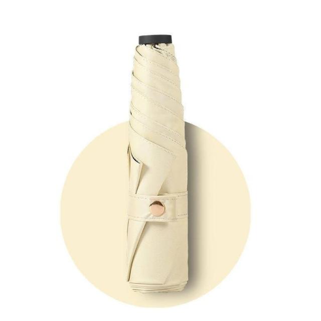 【TWBUY 台灣好購】110g極輕碳纖輕量羽毛傘(超輕量傘 晴雨傘 遮陽傘 摺疊傘 迷你傘 防曬傘)