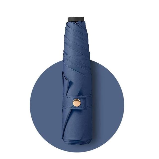 【TWBUY 台灣好購】110g極輕碳纖輕量羽毛傘(超輕量傘 晴雨傘 遮陽傘 摺疊傘 迷你傘 防曬傘)