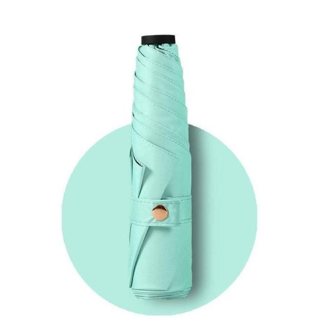 【TWBUY 台灣好購】110g極輕碳纖輕量羽毛傘(超輕量傘 晴雨傘 遮陽傘 摺疊傘 迷你傘 防曬傘)